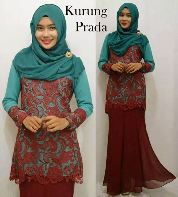 sistacollection9 BAJU  KURUNG  MODERN  KURUNG  PRADA 