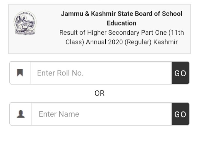 Check JKBOSE Result By Name: Class 11th Results of Kashmir Division Declared