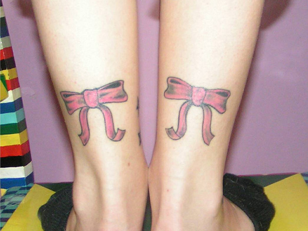 Pink Bow Tatuagens