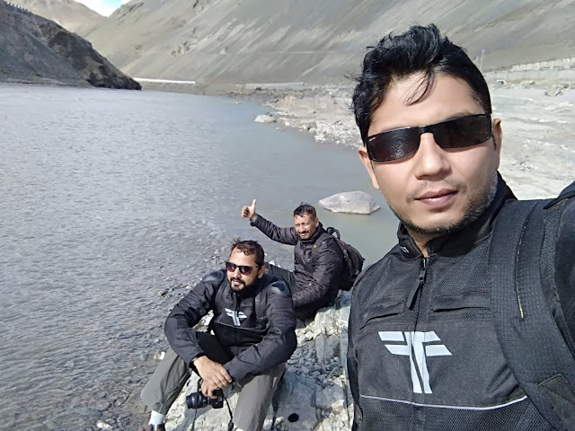 Leh Ladakh Bike Trip, Leh, Confluence of river