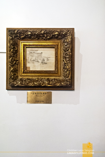 Juan Luna Sketch at Hotel Luna in Vigan