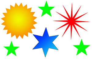 hacer estrellas con Photoshop