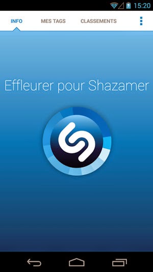 application smartphone shazam