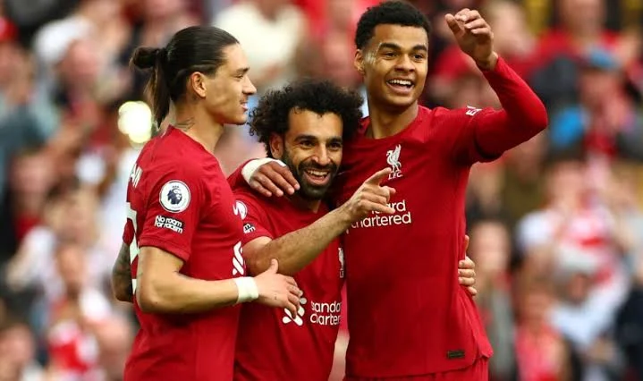 Salah keeps Liverpool's top four hopes alive after fans boo anthem