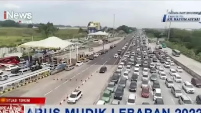 Tol Cikampek Macet, One Way KM 47-414 Masih Berlangsung