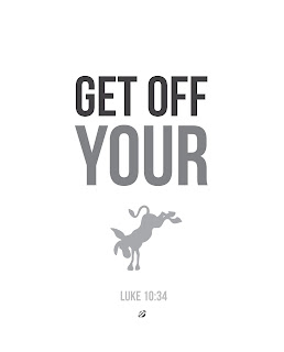 LostBumblebee ©2015 MDBN : Get off your donkey Luke 10:34 : Donate to download Printable Free : FOR PERSONAL USE ONLY!