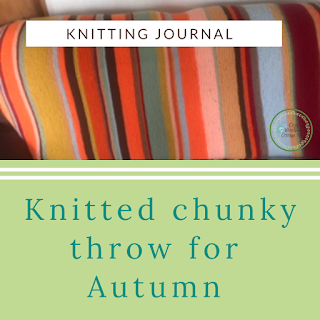 Picure of cozy chunky throw for autumn