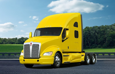 Kenworth T700 Yellow