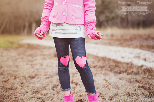 heart leggings