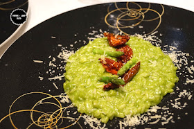 Roasted bellpepper & gorgonzola risotto@The Risotto Fare @ Ottimo | ITC Gardenia | Bangalore