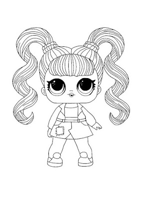 gratis lol surprise para colorear