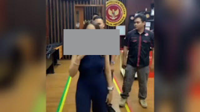 Viral Video Hana Hanifah Goyang TikTok, Lokasinya Terpampang Logo BIN