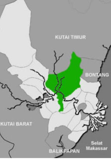 Lokasi Kerajaan Kutai jaman dahulu kala