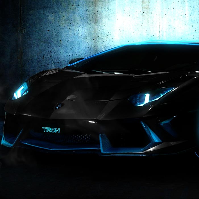 Lamborghini Tron Wallpaper Engine