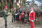 Sambut Natal Dengan Gembira ! Santa Claus Kostrad Berbagi Hadiah Untuk Warga