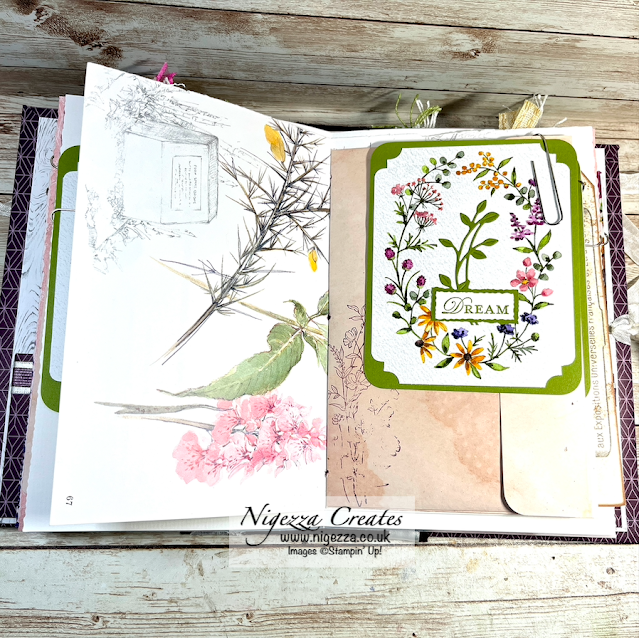 Non Vintage Dainty Flower Journal Flip Through