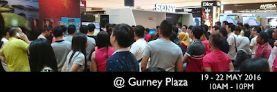 Sony Roadshow is back @ Gurney Plaza, Providing Penangites with wide variety of Sony high quality and latest products.