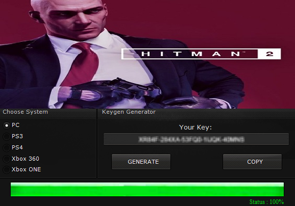 HITMAN 2 KEY GENERATOR KEYGEN FOR FULL GAME + CRACK ...