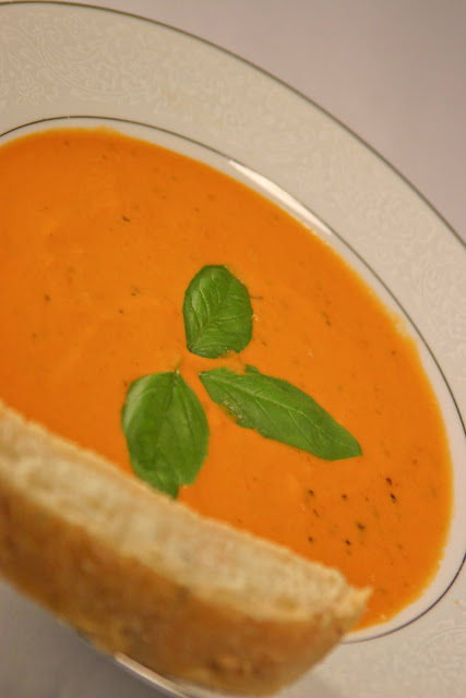 Tomato Basil Chilled Soup