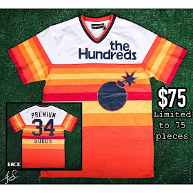 The Hundreds x Premium Goods 10th Anniversary Houston “34” Collection - Nolan Ryan Houston Astros Baseball Pullover Jersey