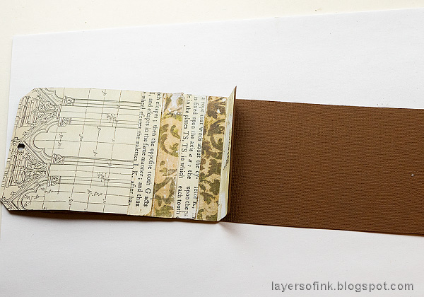 Layers of ink - Waterfall Card Tutorial by Anna-Karin Evaldsson. Assemble the waterfall.