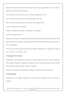 Sequência Didática Matemática 3º ano 1º Bimestre – Alinhada à BNCC