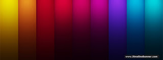 Colorful courtains Timeline Banner