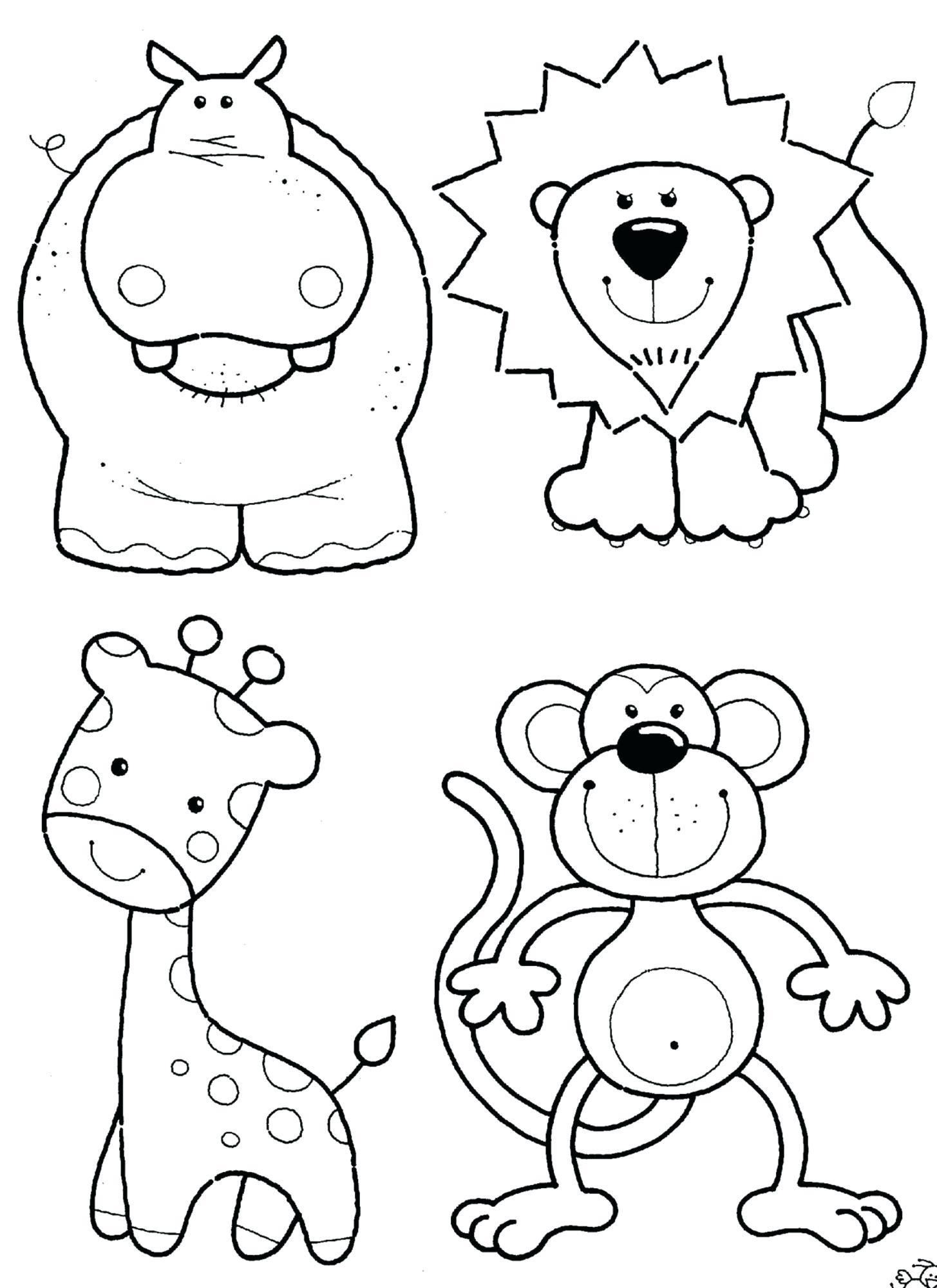 Coloring Zoo Animal Coloring Pages
