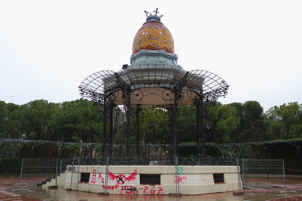 espagne saragosse art nouveau modernisme kiosque parc labordeta