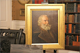 Retrato de Henry Longfellow en el Interior de su Casa Museo