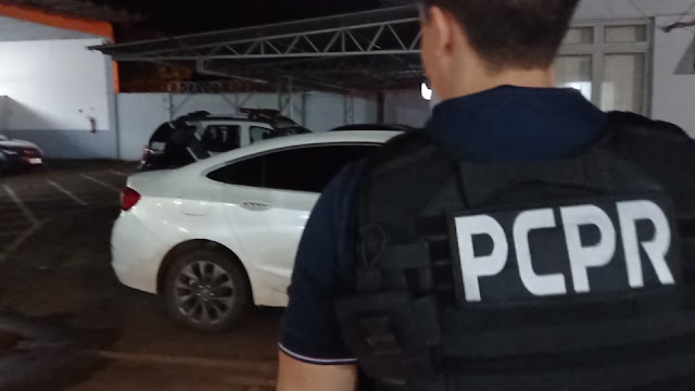 Veiculo roubado de lava-jato em Peabiru é recuperado pela Polícia Civil em Araruna