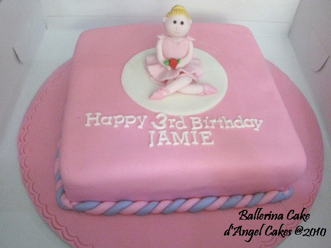 Labels Ballerina cake