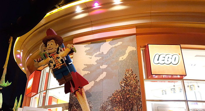 Lego Store en Disneyland