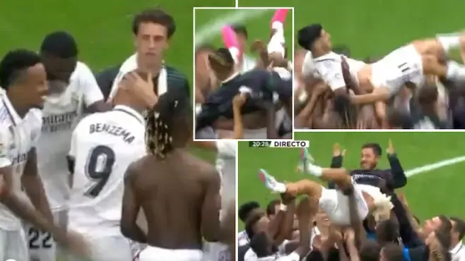 Four departing Real Madrid stars given brilliant send-off as La Liga season ends