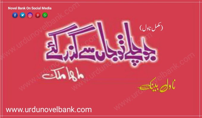 Jo Chaly To Jan Se Guzar Gaye by Maha Malik Novel Pdf Free Download