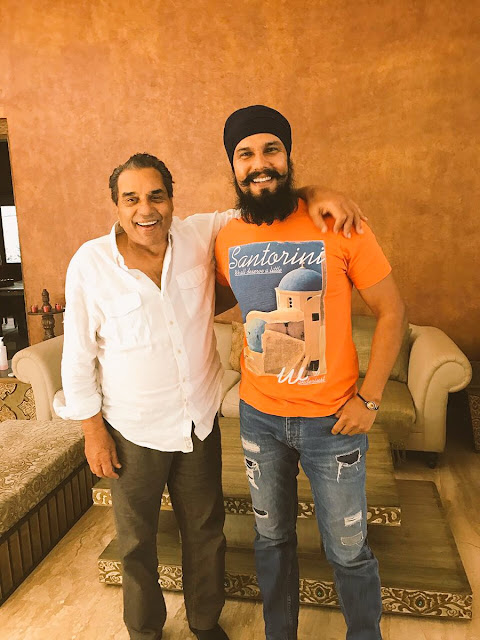 Randeep Hooda with Dharmendra