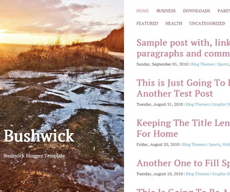 Bushwick Free Blogger Templates