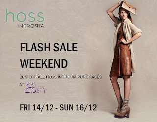 Hoss Intropia - Eden flash sale weekend