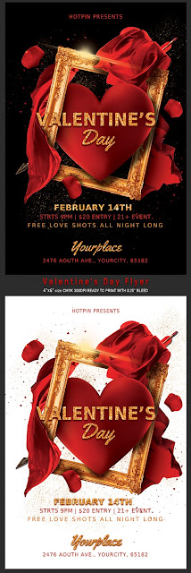  Classy Valentines Day Party Flyer Template 