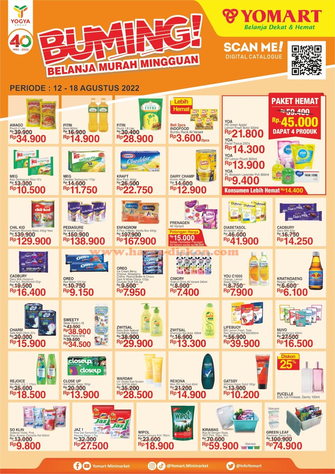 Promo YOMART Belanja Murah Mingguan 12 - 18 Agustus 2022