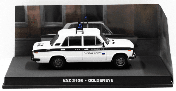 bond in motion 1:43 eaglemoss, vaz-2106 1:43 goldeneye