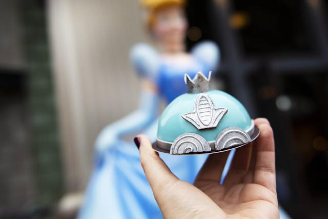 So This Is Love: A “Cinderella” Anniversary Tea Party, Cinderella’s Carriage Mini Dome Cake