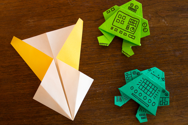 How to Fold Origami Robots- Step-by-step instructions included for this easy craft!