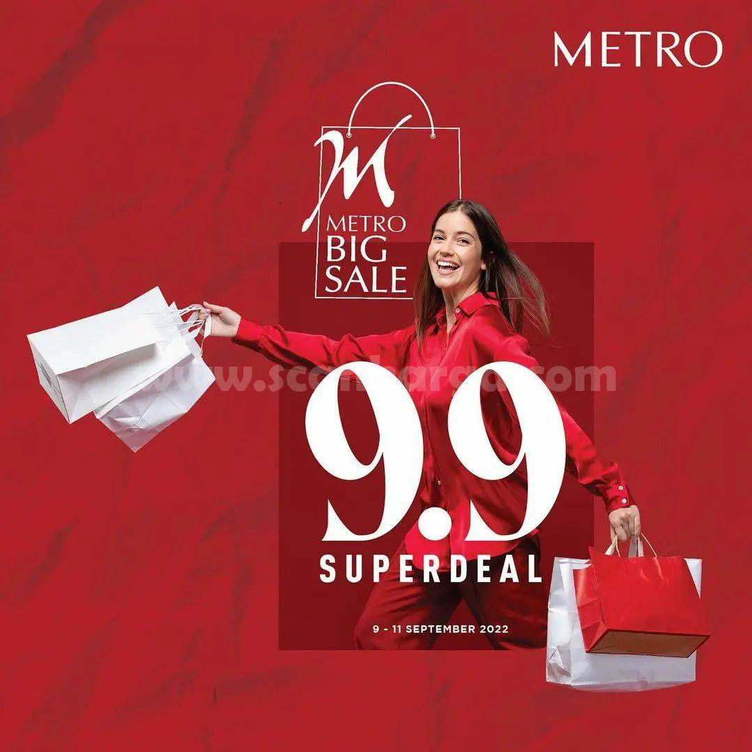 Promo METRO BIG SALE 9.9 SUPER DEAL! Special Weekend Disc up to70% Off