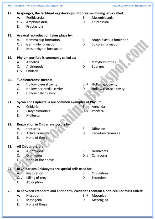 kingdom-animalia-biology-mcat-preparation-notes