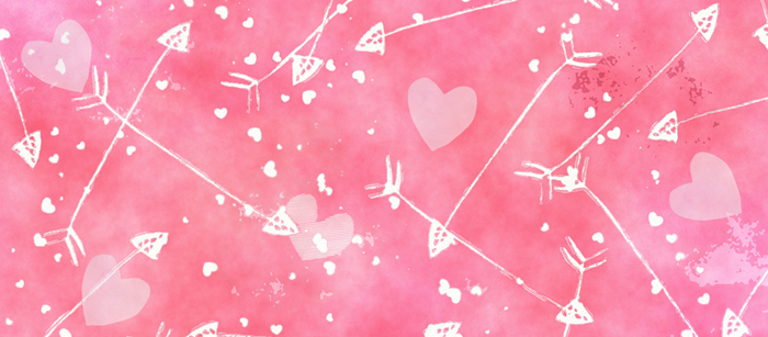 Hearts and Arrows Valentine Facebook Cover