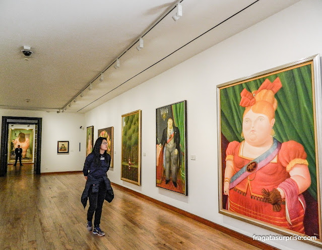 Obras de Fernando Botero no Museu Botero de Bogotá