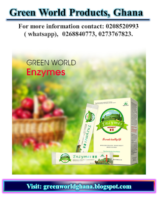 Green World Enzymes improves digestion.