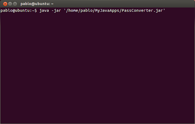 comando para ejecutar un .jar en Ubuntu Linux