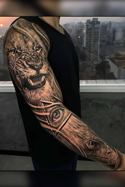 40 tatuagens de leão para os homens